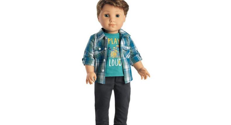 New American Girl doll named Logan