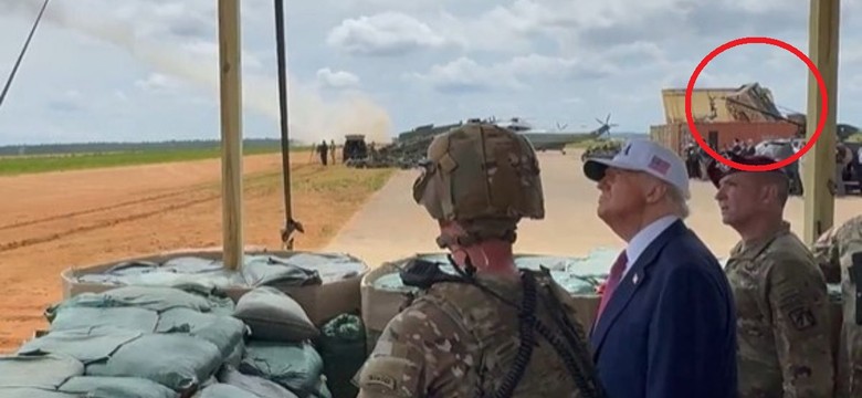 Amerykanie mają nową tajemniczą wyrzutnię. Odkryto ją na nagraniach z Trumpem