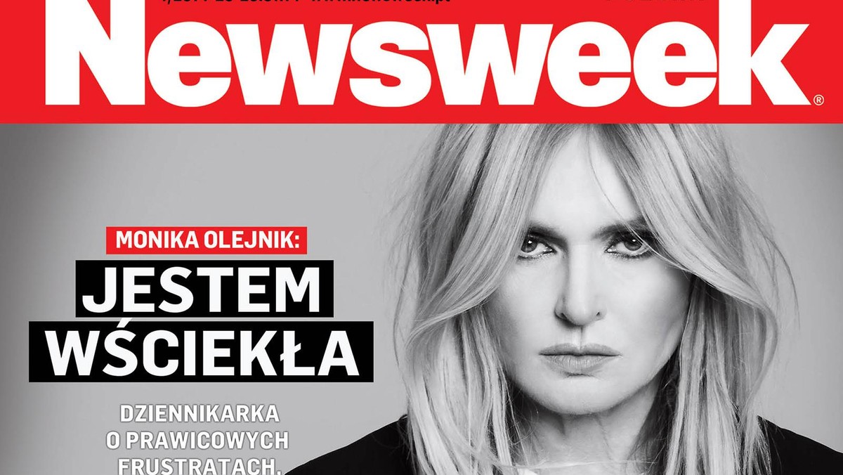 Tomasz Lis zapowiedź Newsweek 4/2014 Monika Olejnik okladka