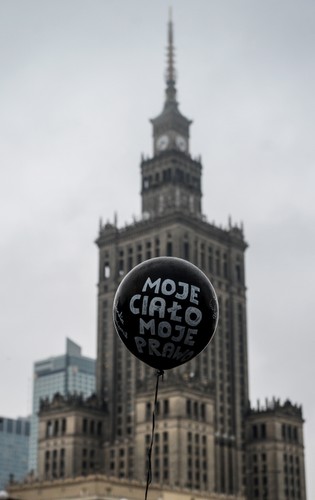 'Czarny protest' w Warszawie