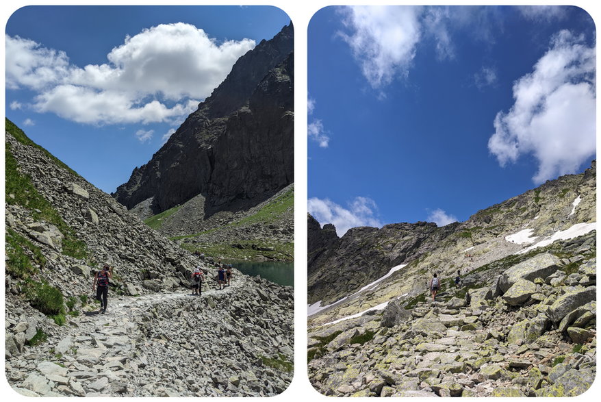 Polski Grzebień i Mała Wysoka. Tatry Słowackie.