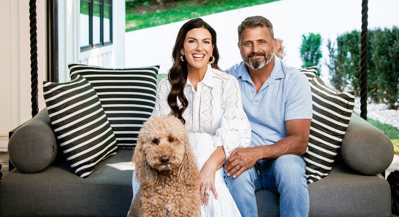 Amy Porterfield and her husband, Hobie.Kat Harris