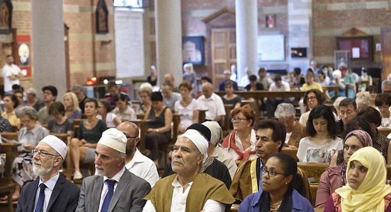 Muslims show support for Christian lives by attending Mass