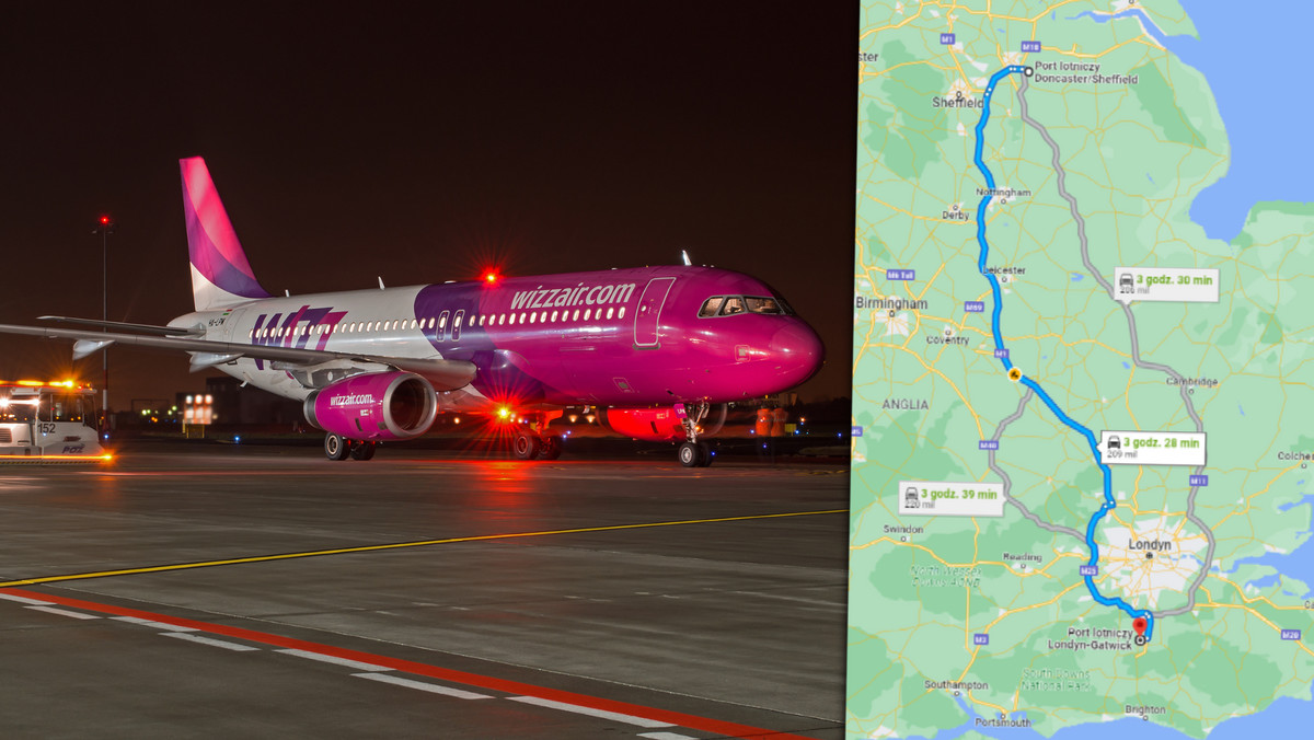 WizzAir porzucił pasażerów 320 km od celu. Musieli sobie radzić sami