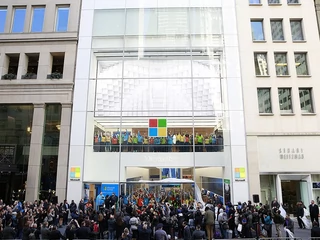 Sklep Microsoftu na 5th Avenue w Nowym Jorku