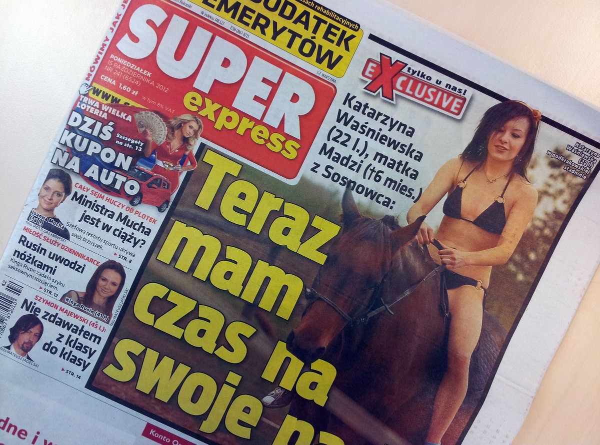 matka Madzi Katarzyna W. sesja na koniu