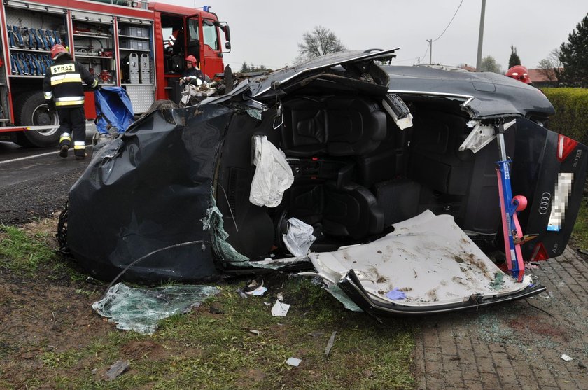 Wypadek w Wielączy na Lubelszczyźnie