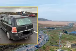 Z auta na autostradzie wysiadło 15 osób. Policjanci w szoku