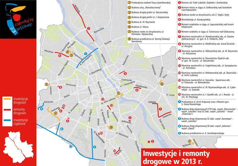 Inwestycje i remonty drogowe