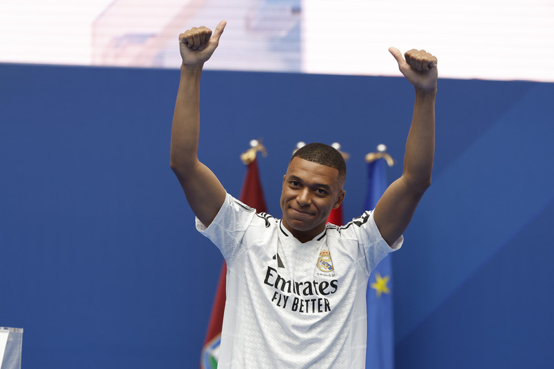 Kylian Mbappe zaprezentowany w Realu Madryt. Na dzień dobry poniósł porażkę