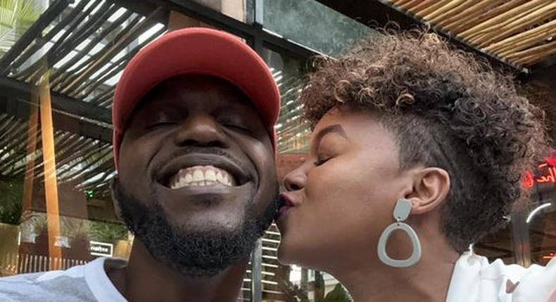 Photos of Larry Madowo bonding with Edith Kimani lights up social media 