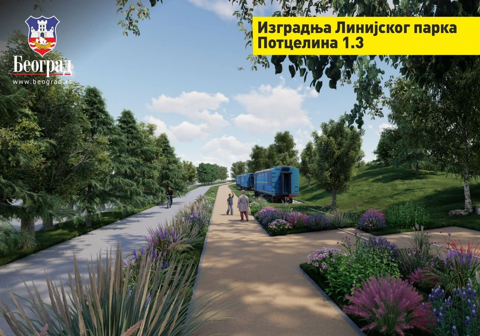 Izgradnja Linijskog parka, potcelina 1.3