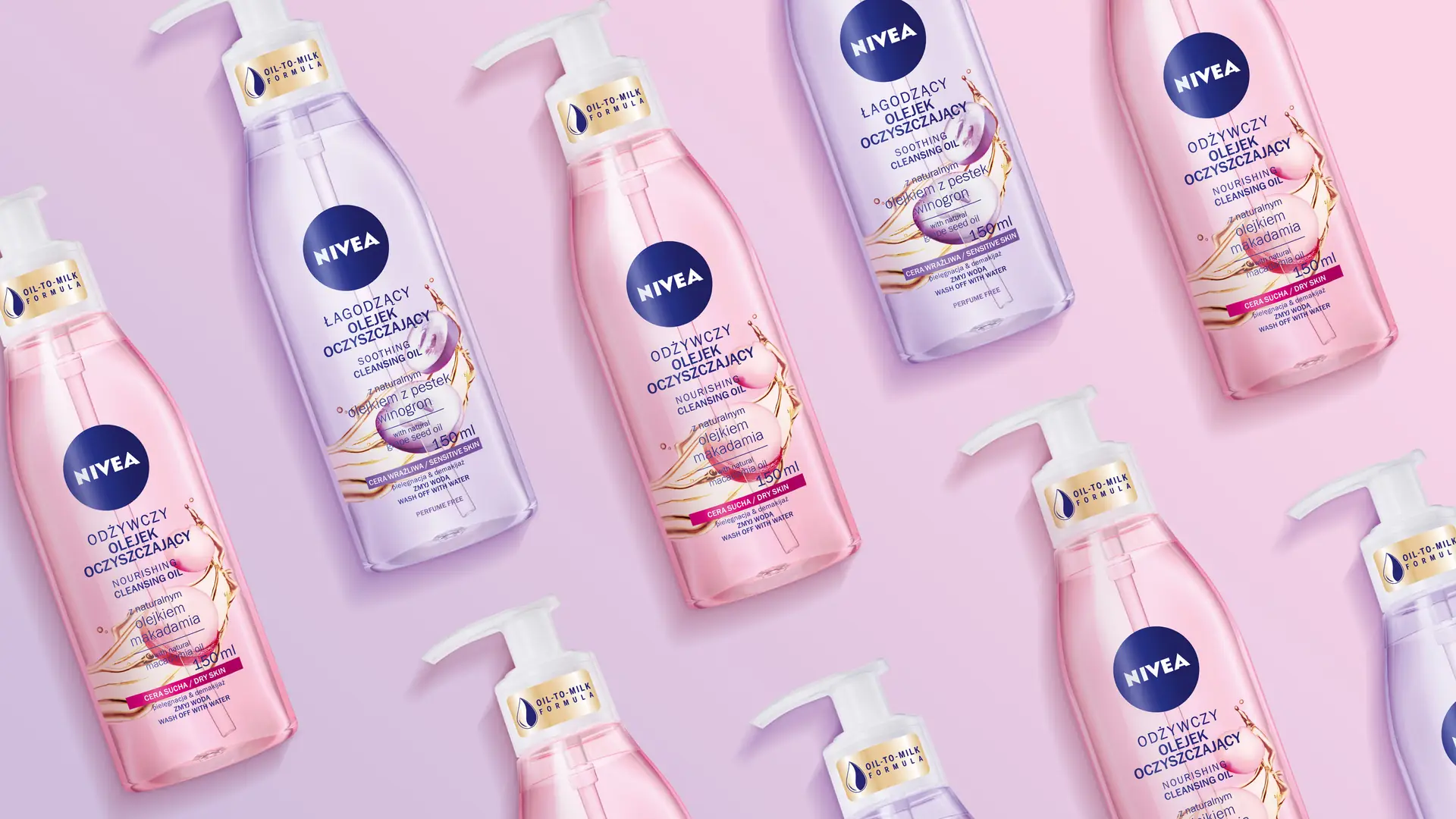 Innowacyjne olejki do demakijażu z formułą OIL-TO-MILK od NIVEA