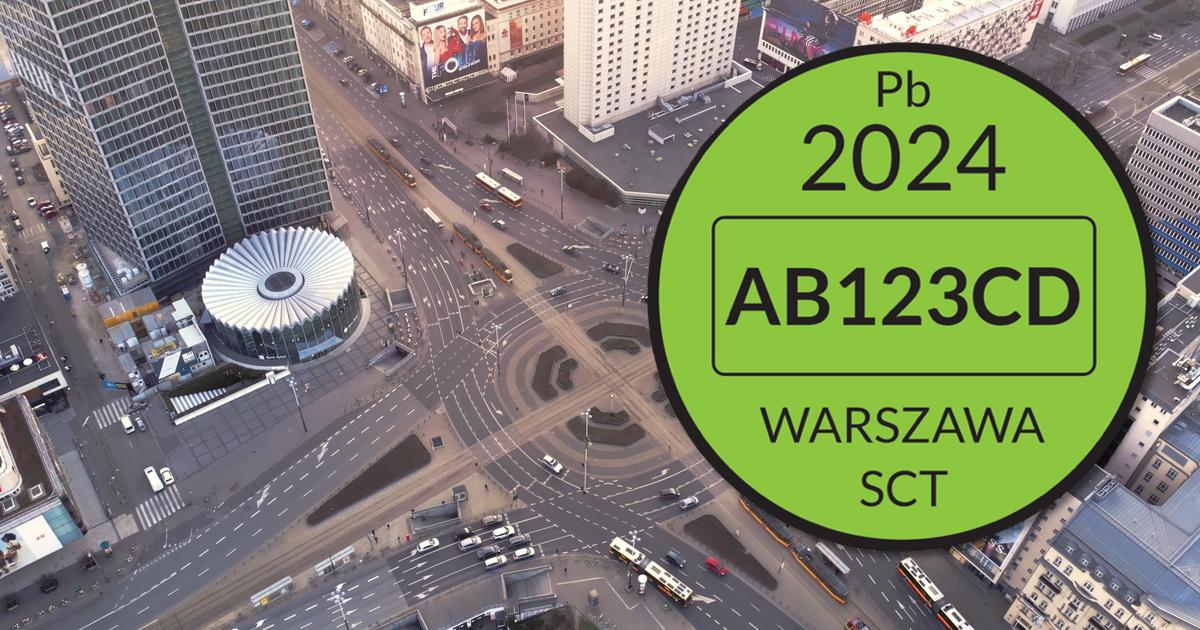  Tak będzie wyglądała nowa nalepka uprawniająca do wjazdu do strefy czystego transportu. Za jej brak będzie 500 zł kary