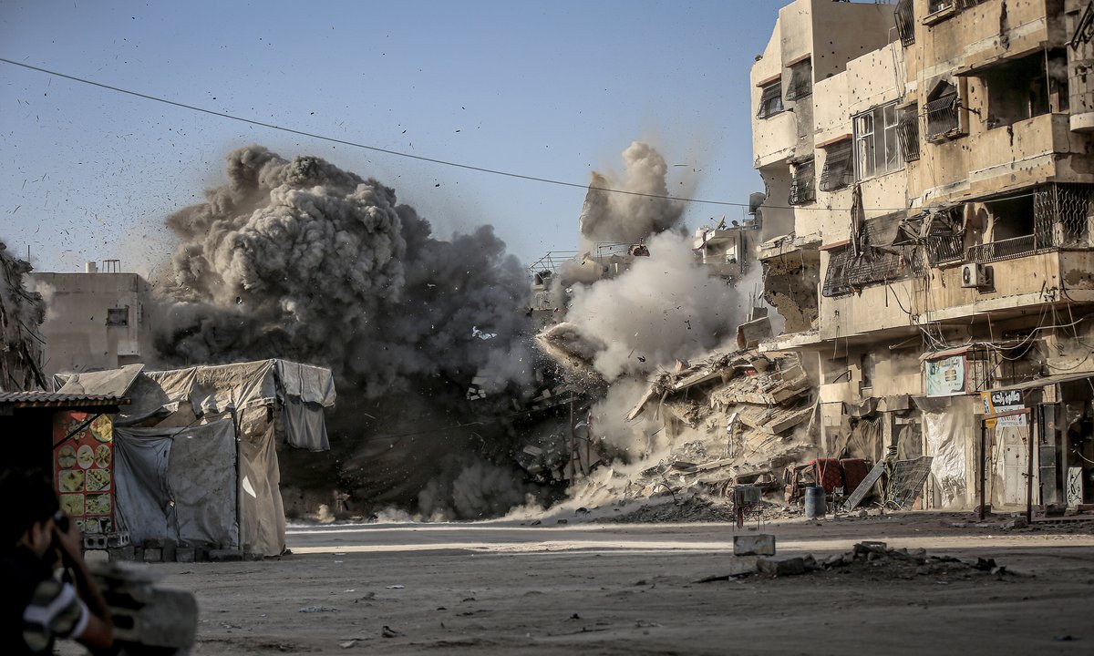 Dwa lata wojny w Strefie Gazy. Na każdy metr kwadratowy przypadają 383 kg gruzów