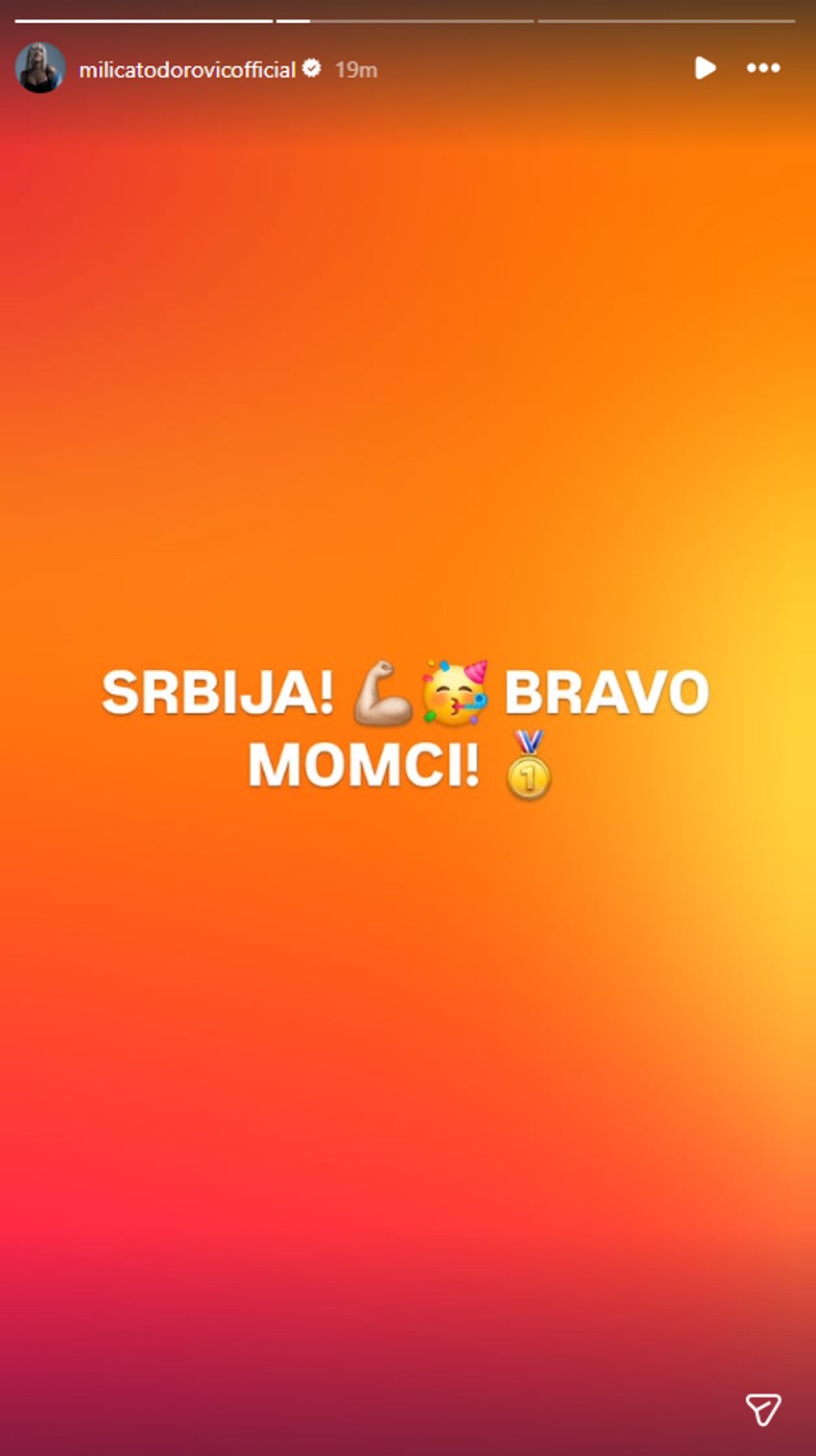 Milica Todorović, objava