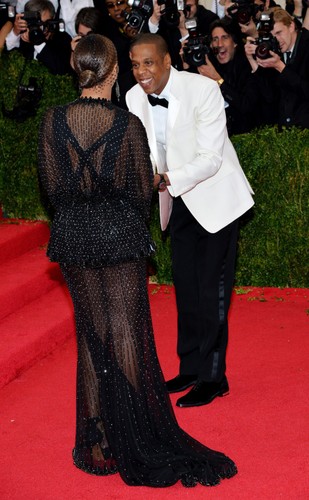 Beyoncé Knowles z mężem na gali Met w nowojorskim Metropolitan Museum