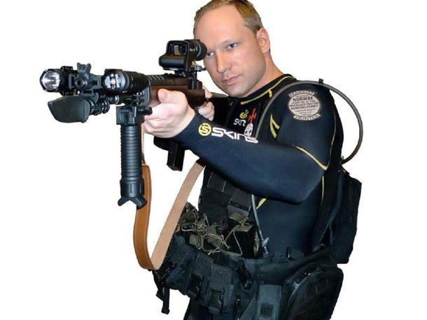 Anders Behring Breivik morderca z Norwegii