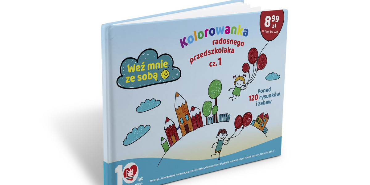 Kolorowanka radosnego przedszkolaka już w kioskach