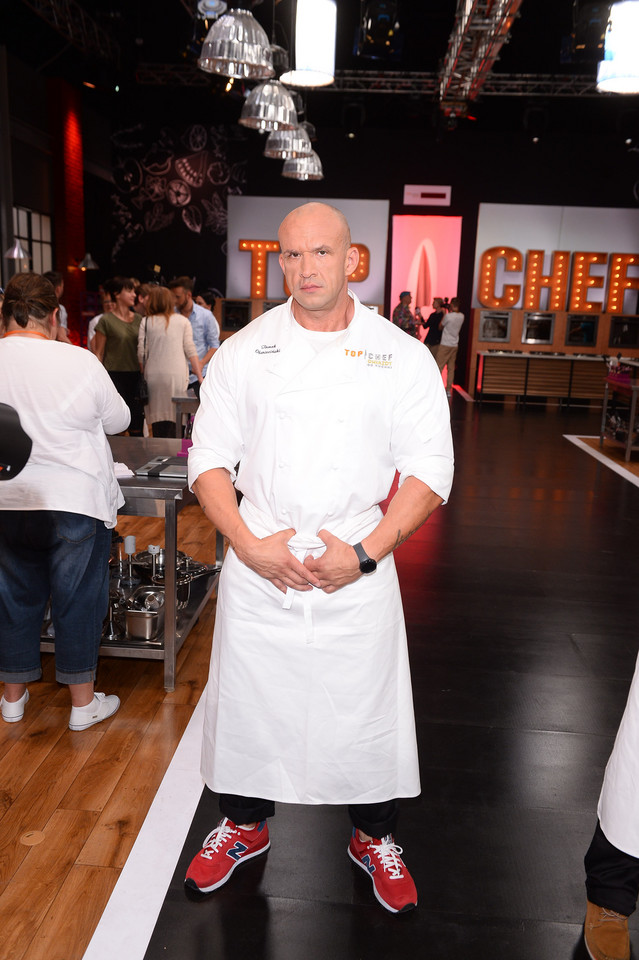 Tomasz Oświeciński w "Top Chef. Gwiazdy od kuchni"