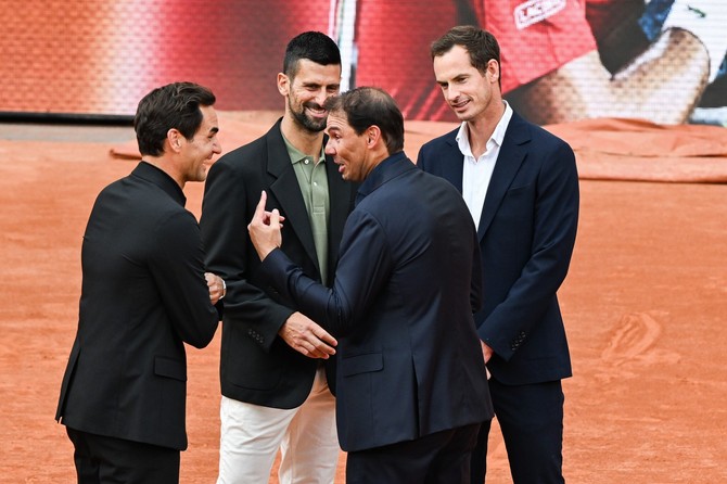 Rafael Nadal sa Đokovićem, Marejem i Federerom