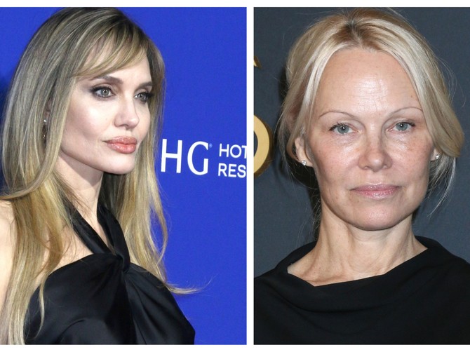 Anđelina Džoli i Pamela Anderson
