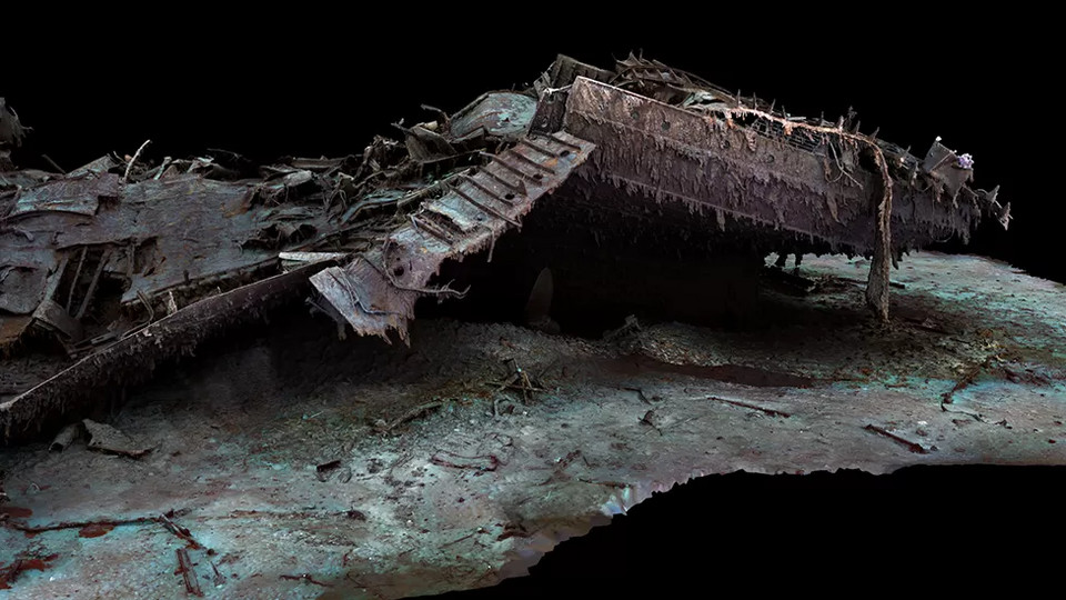 Ujawniono niesamowicie dokładne skany wraku Titanica
