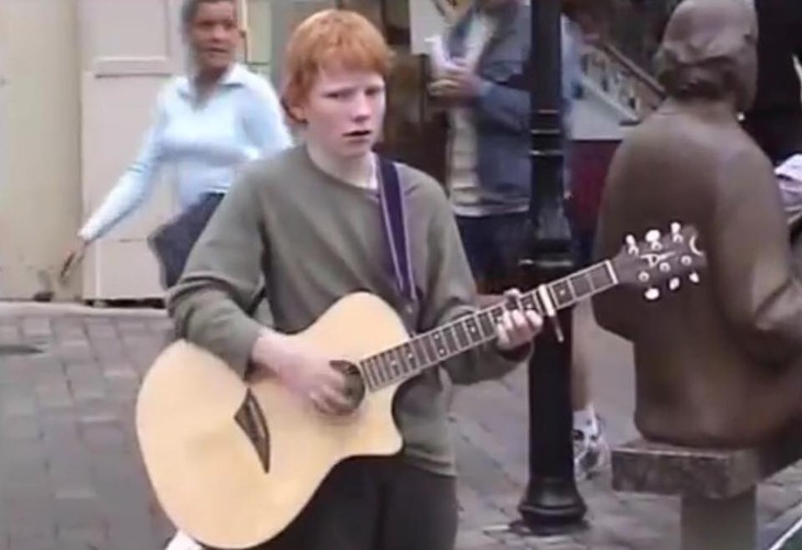Ed Sheeran na archiwalnych filmach