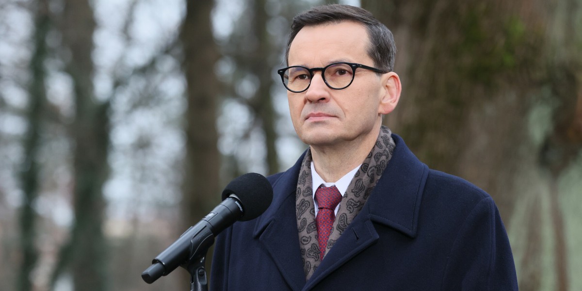 Premier Mateusz Morawiecki.