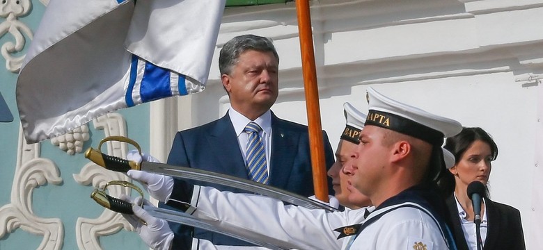 Petro Poroszenko obiecuje: Nasza flaga zawiśnie nad Krymem i Donbasem