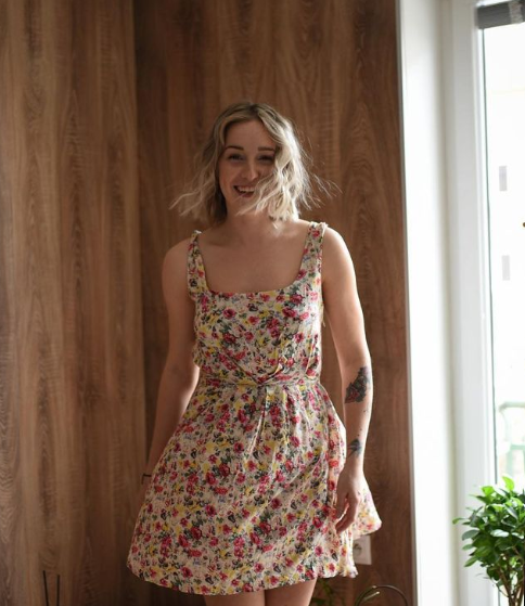 Speváčka Lenka Piešová.