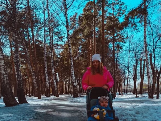 Polina sa bebom