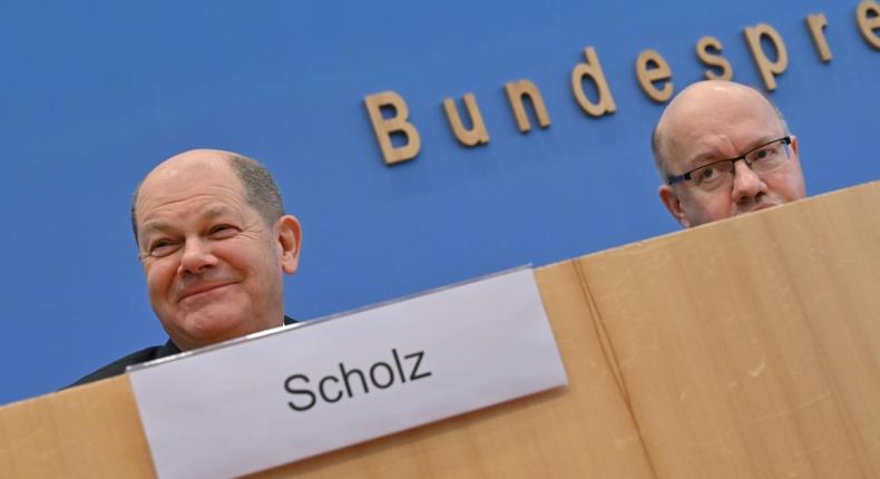 German Finance Minister and Vice-Chancellor Olaf Scholz and Economy Minister Peter Altmaier said the massive aid package announced was only the opening salvo