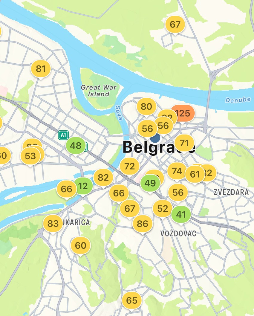 Zagađenje vazduha u Beogradu