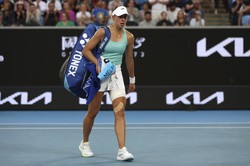 Australian Open. Krecz Magdy Linette w meczu z Caroline Wozniacki