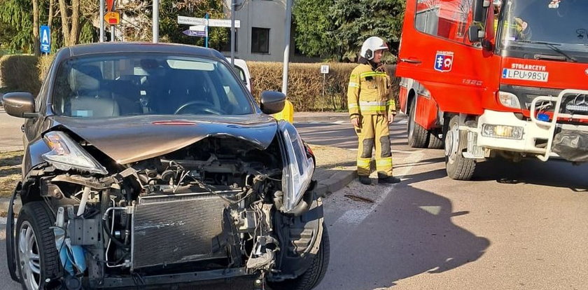 Nie ustąpił pierwszeństwa i doprowadził do niebezpiecznego wypadku