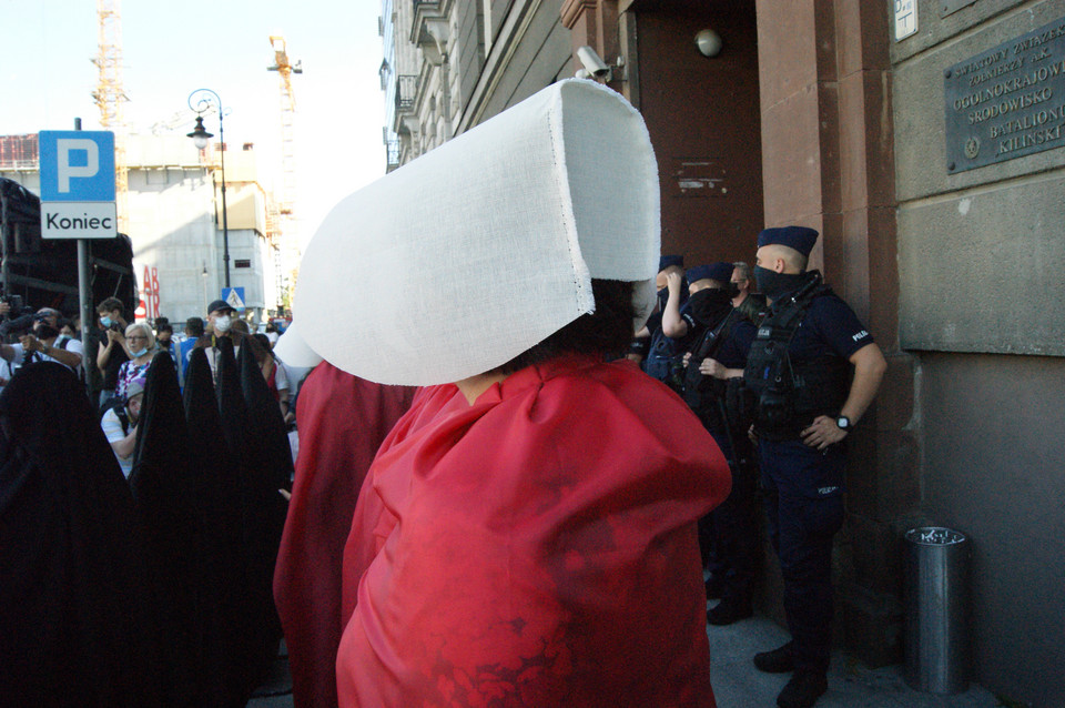 Protest przed siedzibą Ordo Iuris