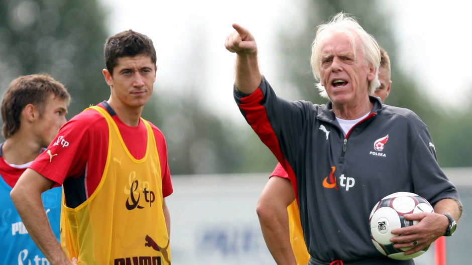 Leo Beenhakker i Robert Lewandowski