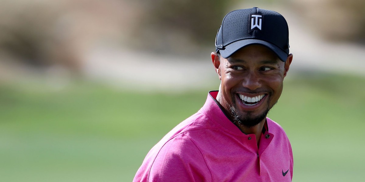 Tiger Woods posted a bizarre shirtless photo calling himself 'Mac Daddy Santa'