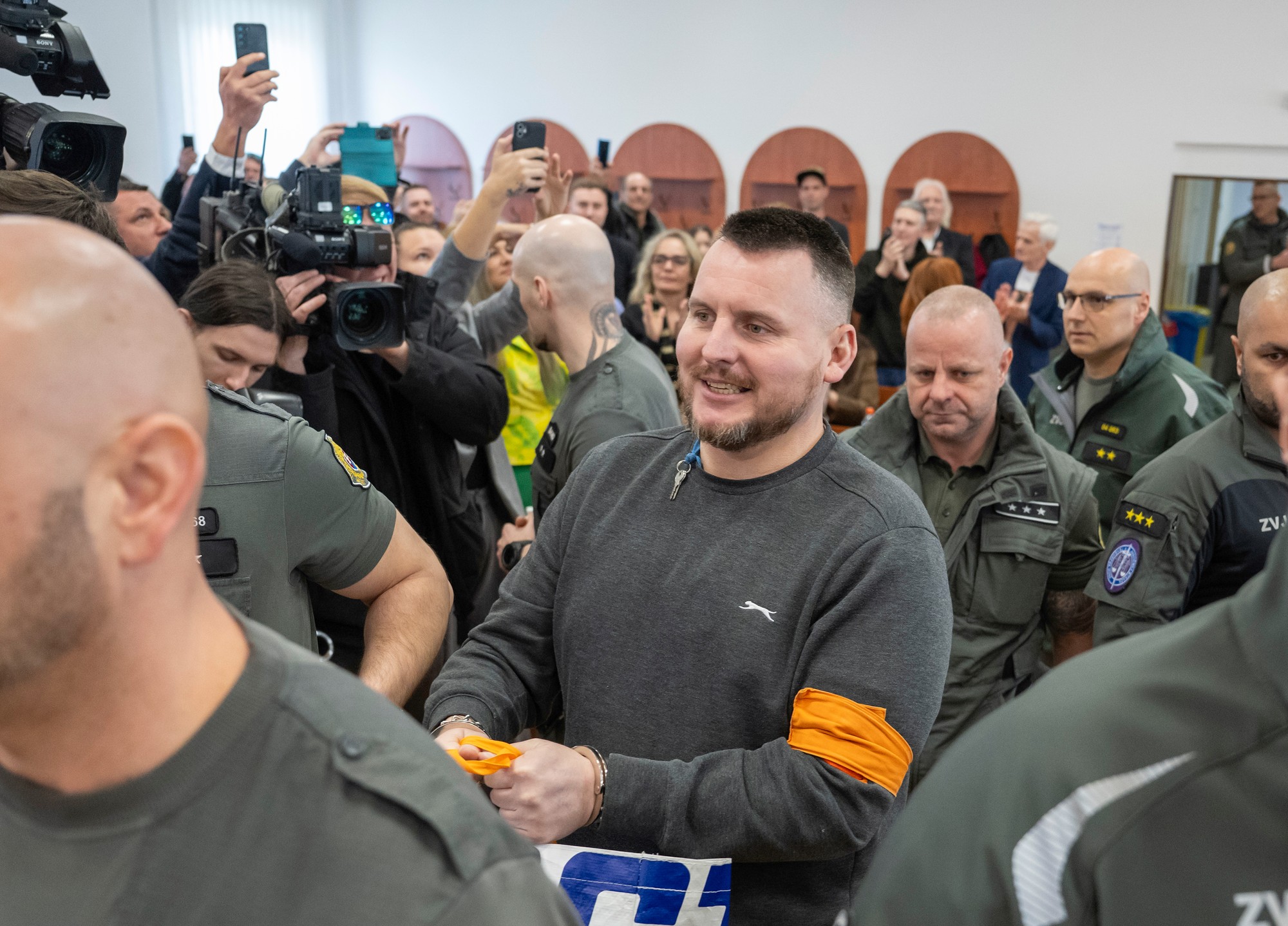 Daniel Bombic na súde. 