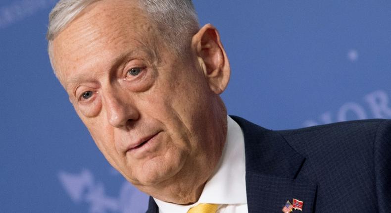 Former defense chief James Mattis departed last year, saying in his resignation letter that Trump's worldview was irreconcilable with his own