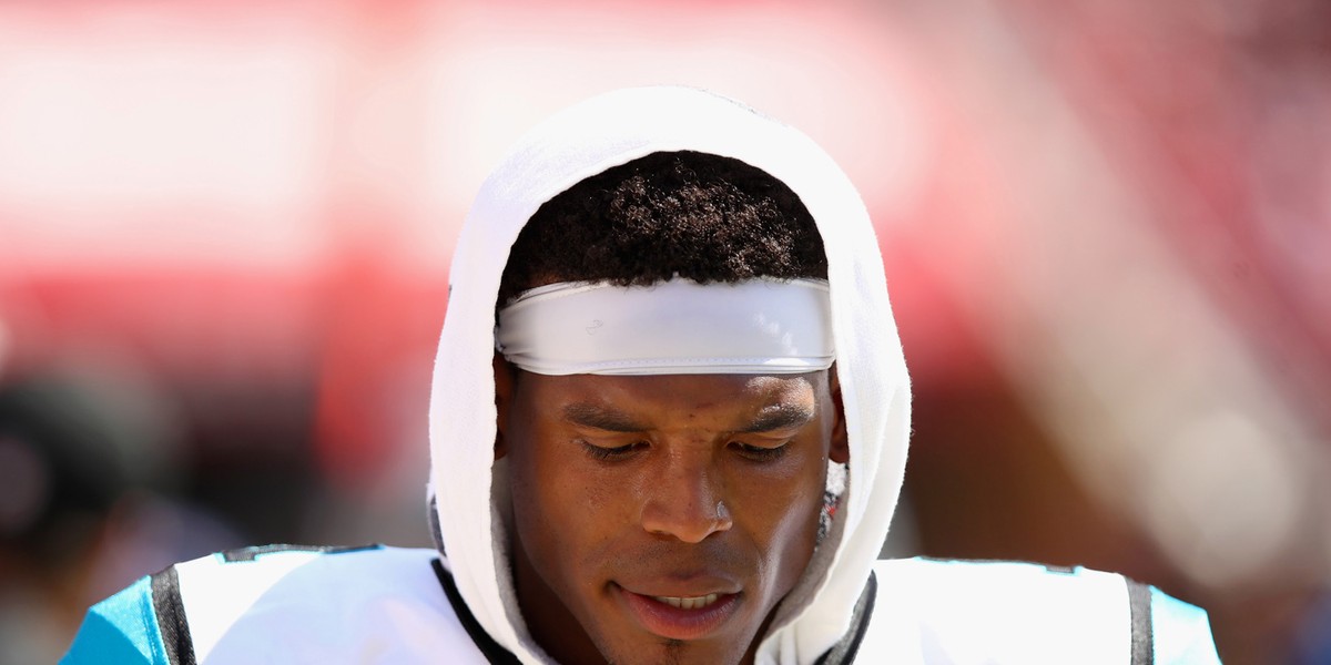 Cam Newton is under fire for his response to a female reporter's question about the Panthers receivers