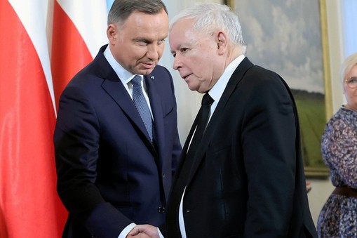 Jarosław Kaczyński i Andrzej Duda