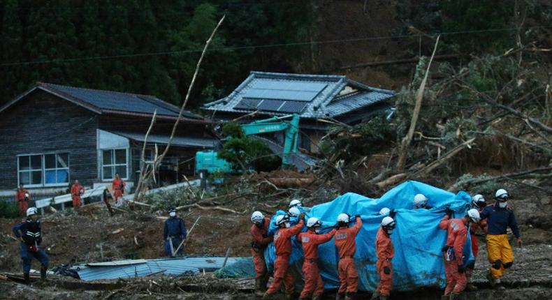 Rescue workers were trying all night to reach people cut off by the flooding