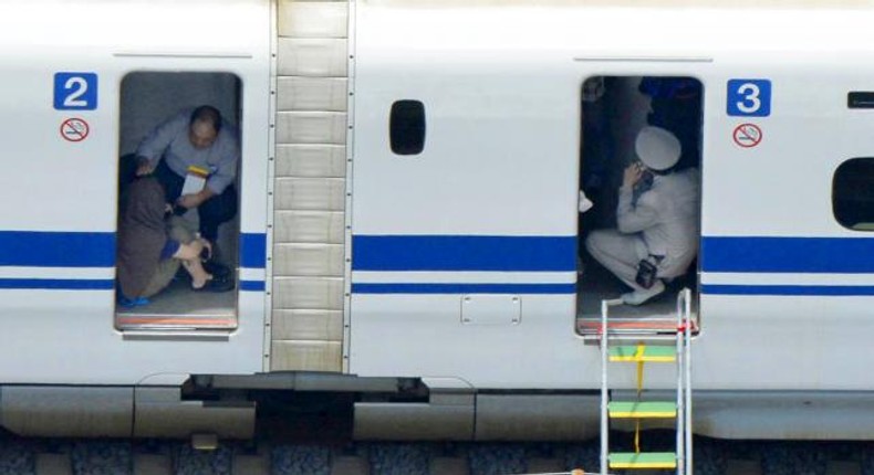 Man sets himself alight on Japan bullet train, second passenger dies