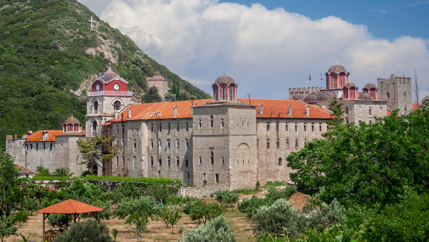 Klasztor Esfigmenou na Górze Athos