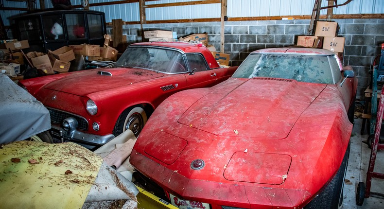 Matt Murray called the collection one of the most amazing barn finds IronTrap Garage has ever seen in his YouTube video tour of the barn find.