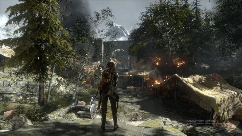 Rise of the Tomb Raider - Scena 2 - GeForce Now 25 Mb/s