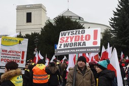 demonstracja handlowców