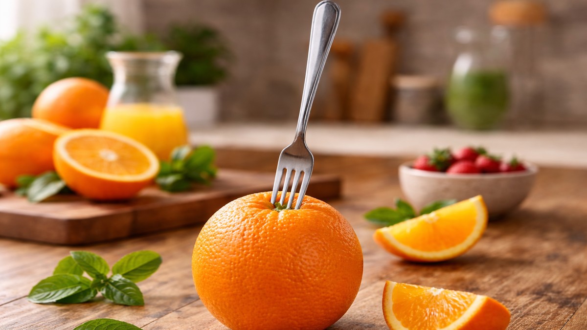 Uzmite viljušku i zabodite je u pomorandžu: Trik zlata vredan
